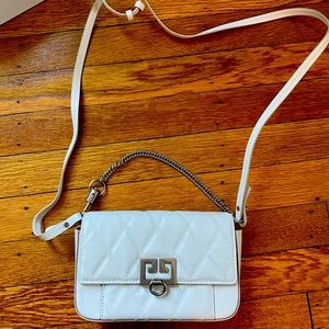 White Givenchy Quilted Mini Pocket Bag